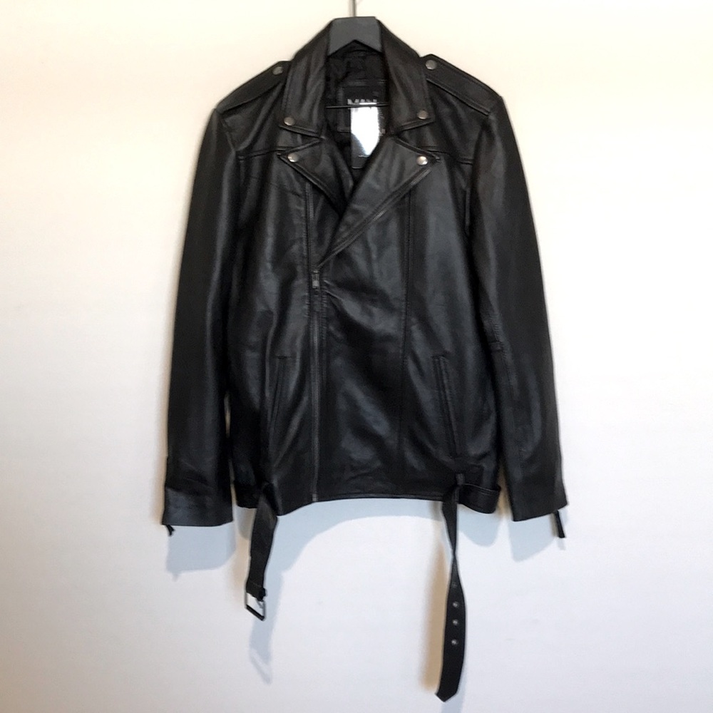 Real Leather Biker Jacket
